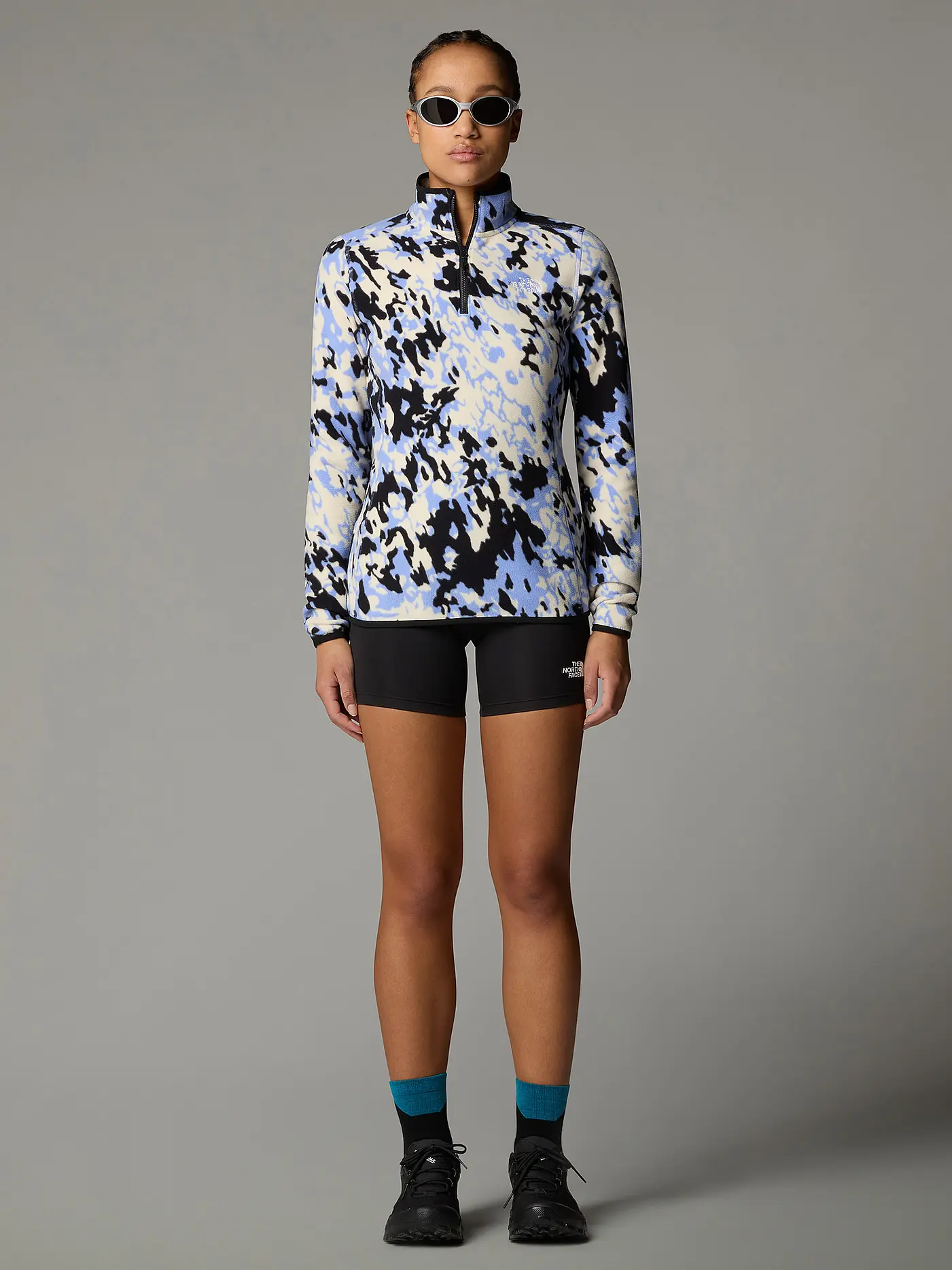 THE NORTH FACE | Damen Zipshirt Fleece Glacier Printed | 